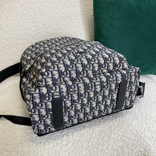 Rider Backpack Beige and Black Dior Oblique Jacquard – DB089