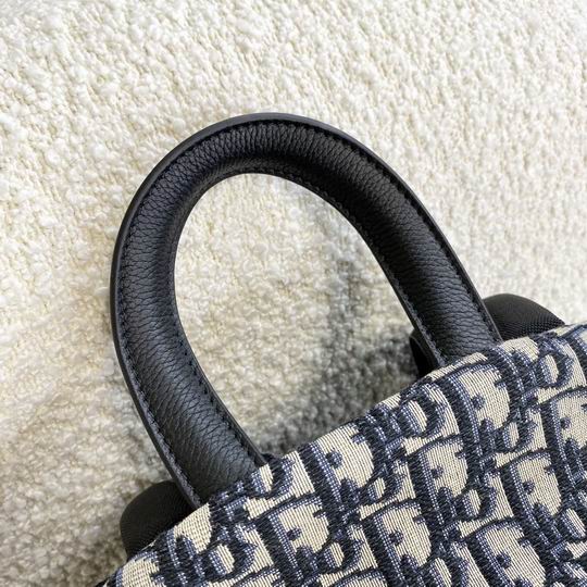 Rider Backpack Beige and Black Dior Oblique Jacquard – DB089