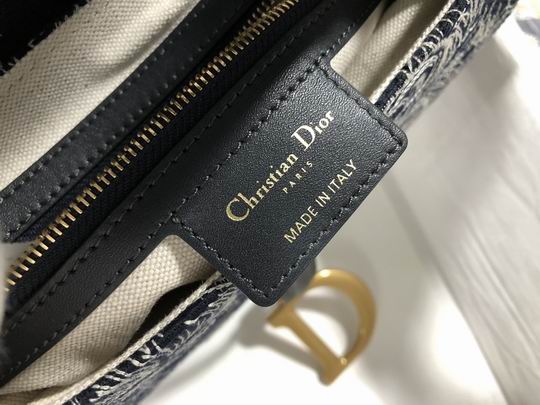 Saddle Bag Blue Toile de Jouy Reverse Jacquard – DB080