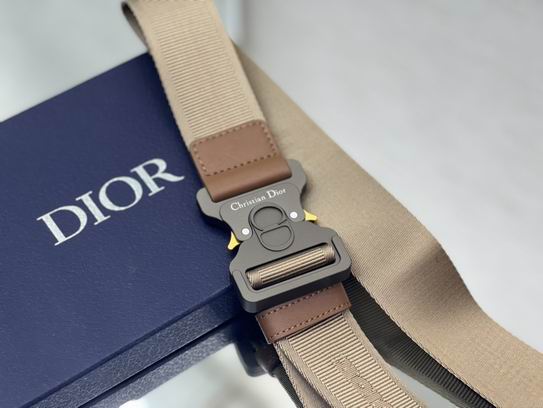 Saddle Bag Coffee CD Diamond Canvas and Smooth Calfskin- DB082