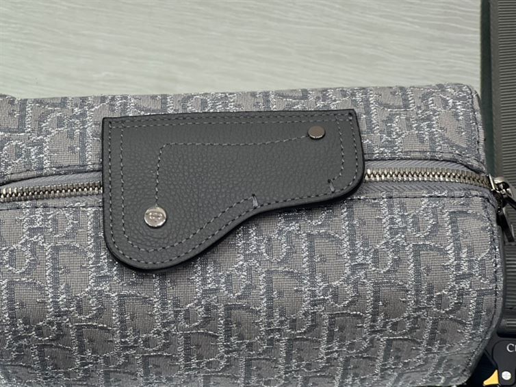 Dior Lingot 22 Bag Ruthenium-Colored Dior Oblique Jacquard- DB102