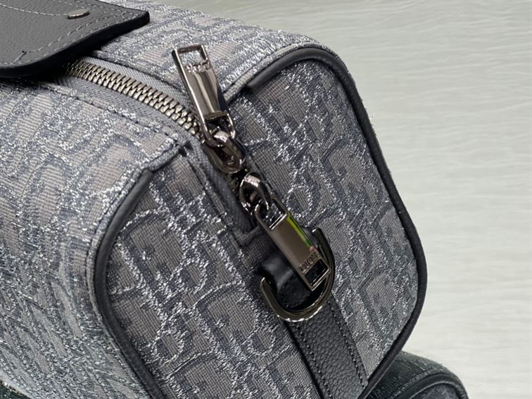 Dior Lingot 22 Bag Ruthenium-Colored Dior Oblique Jacquard- DB102