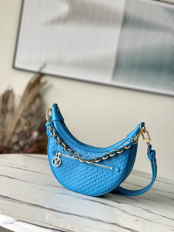 Louis Vuitton Loop Baguette Blue Calfskin – LB115