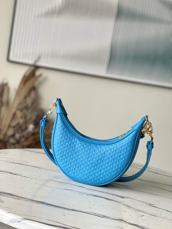 Louis Vuitton Loop Baguette Blue Calfskin – LB115