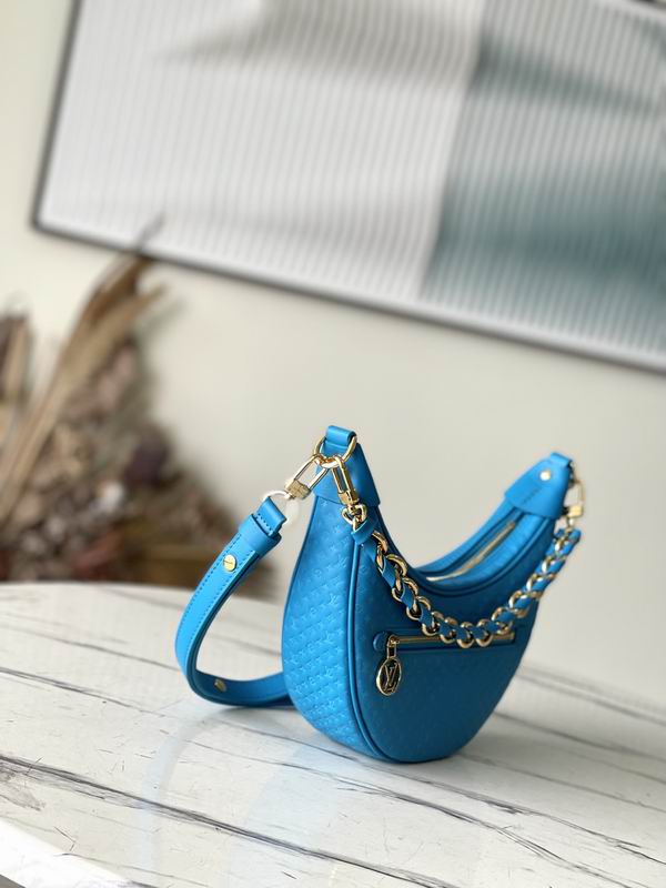 Louis Vuitton Loop Baguette Blue Calfskin – LB115