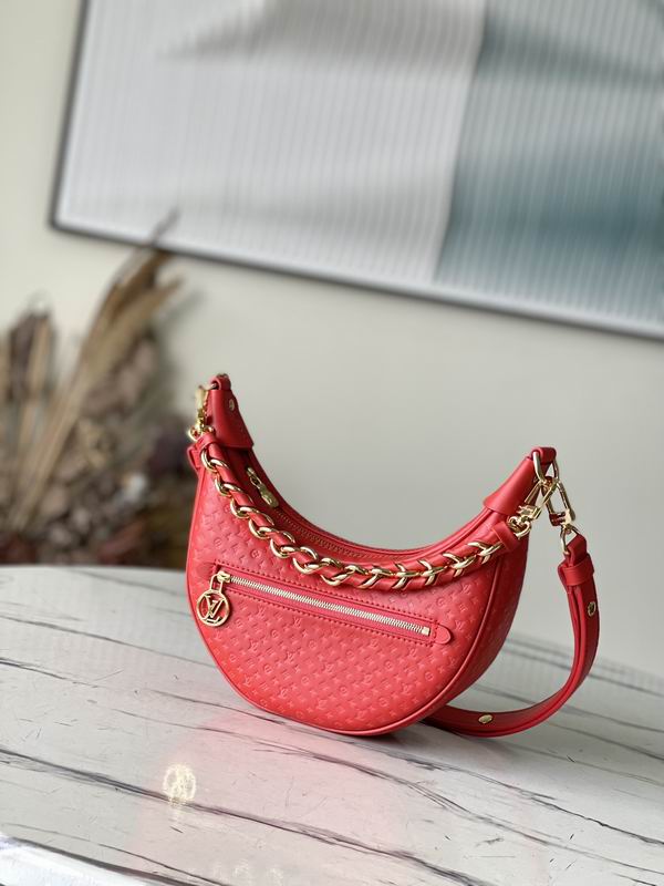 Louis Vuitton Loop Baguette Red Rouge Calfskin – LB117