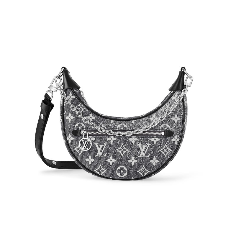 Louis Vuitton Loop Grey Monogram Denim – LB119
