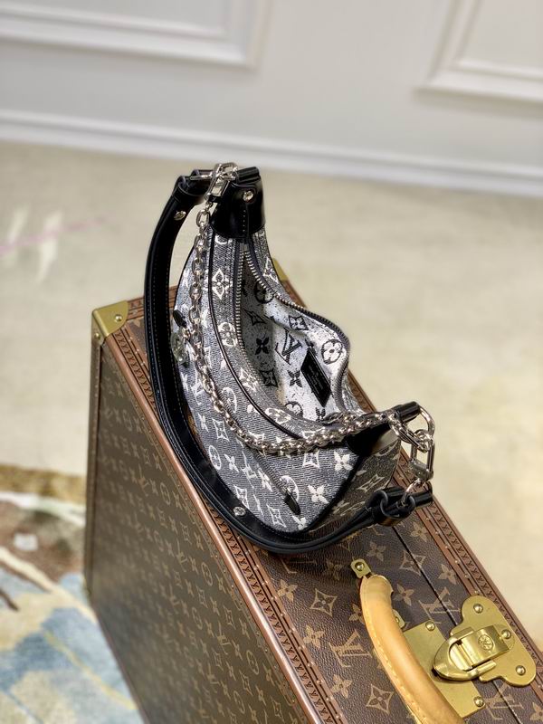 Louis Vuitton Loop Grey Monogram Denim – LB119