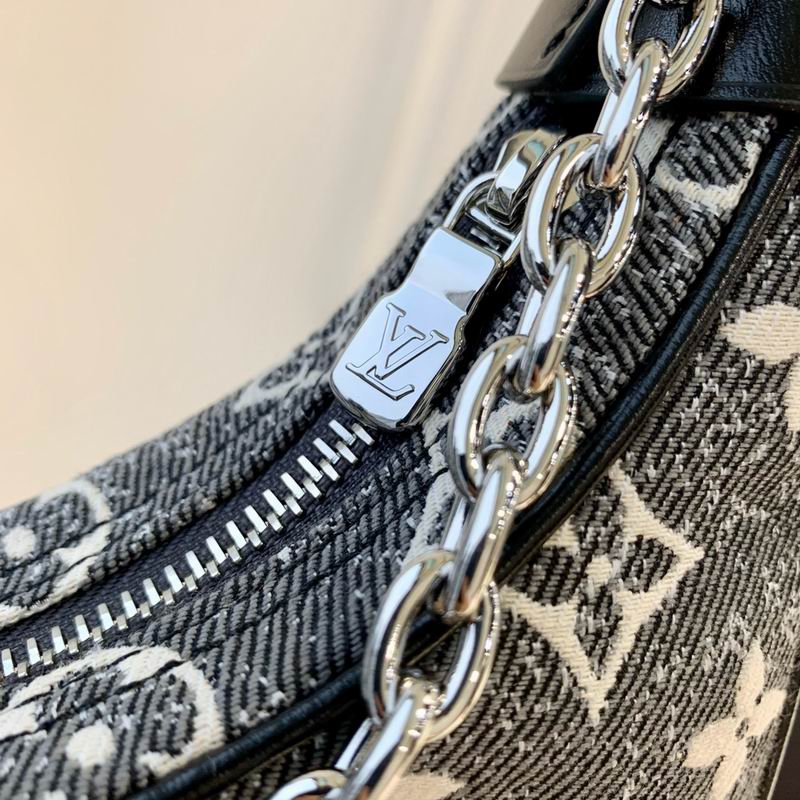 Louis Vuitton Loop Grey Monogram Denim – LB119