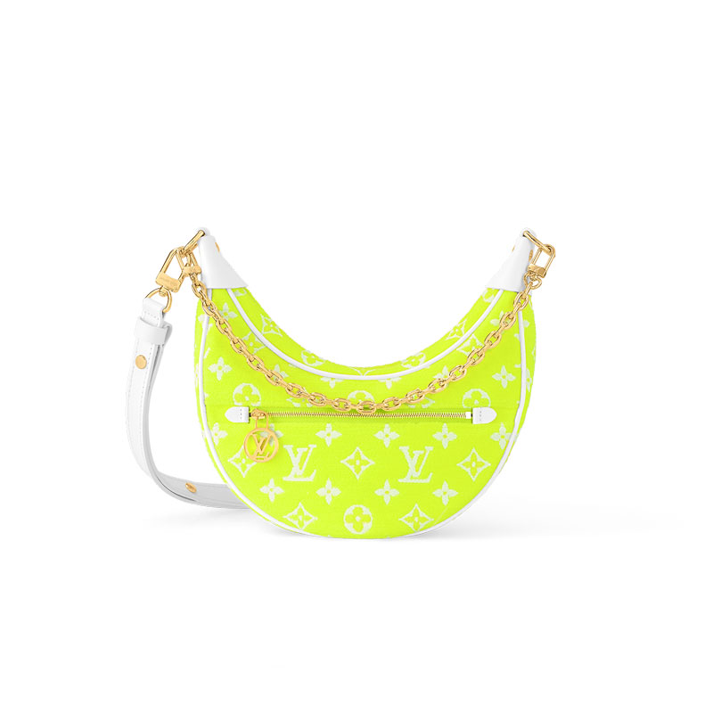 Louis Vuitton Loop Yellow Monogram jacquard velvet – LB118