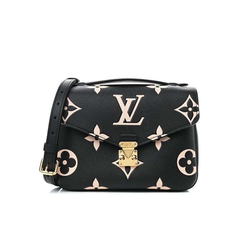 Metis Pochette Black and Beige Monogram Empreinte – LB133