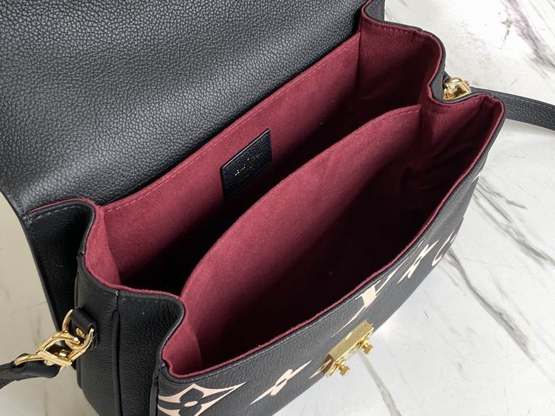 Metis Pochette Black and Beige Monogram Empreinte – LB133