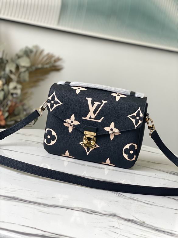 Metis Pochette Black and Beige Monogram Empreinte – LB133