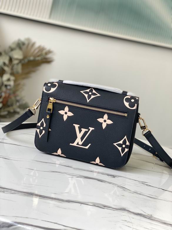 Metis Pochette Black and Beige Monogram Empreinte – LB133