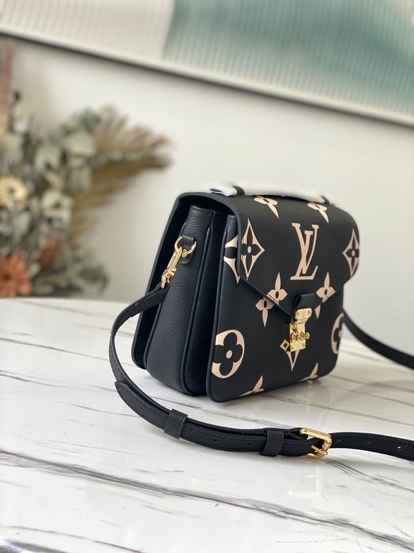Metis Pochette Black and Beige Monogram Empreinte – LB133