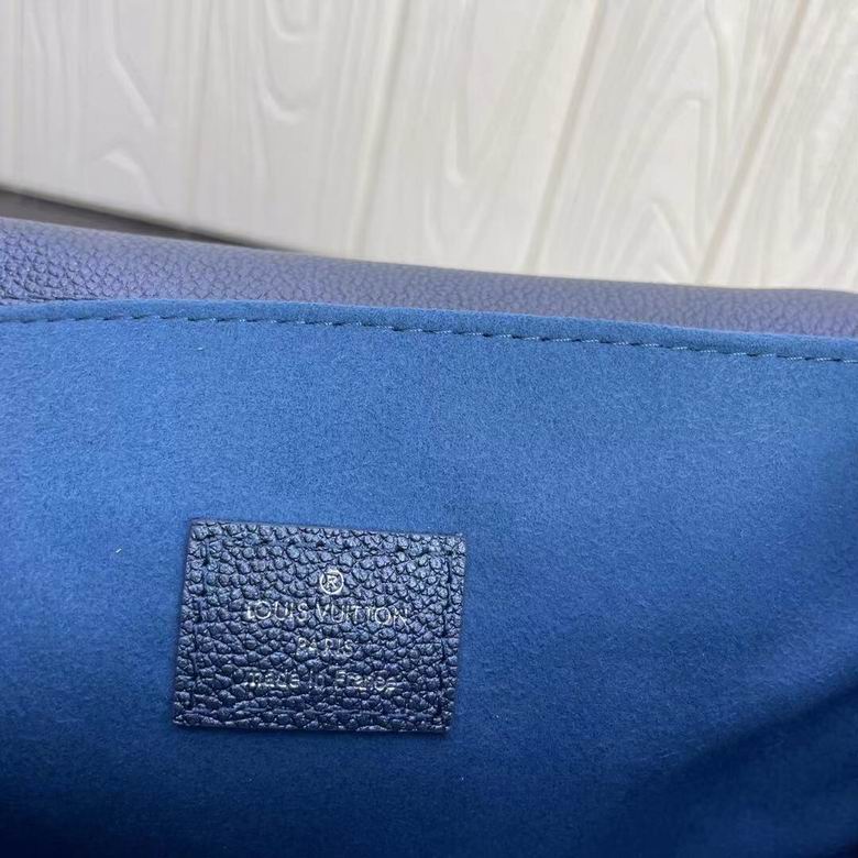 Metis Pochette Metallic Navy Nacre Monogram – LB138
