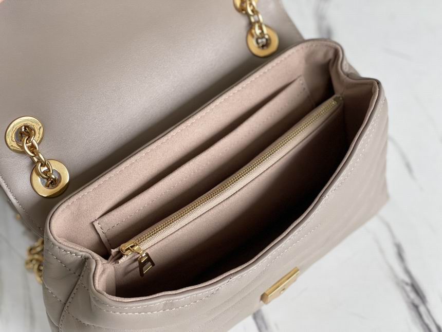 New Wave Chain Bag Dark Taupe – LB128