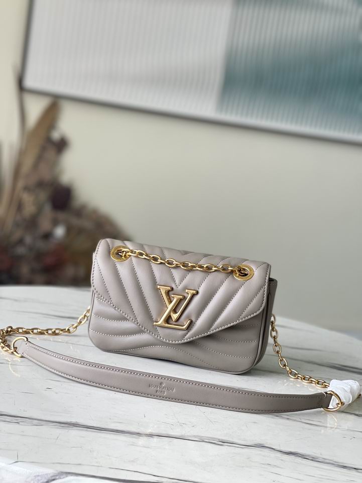 New Wave PM Chain Bag Dark Taupe Brown – LB122