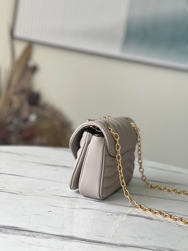New Wave PM Chain Bag Dark Taupe Brown – LB122