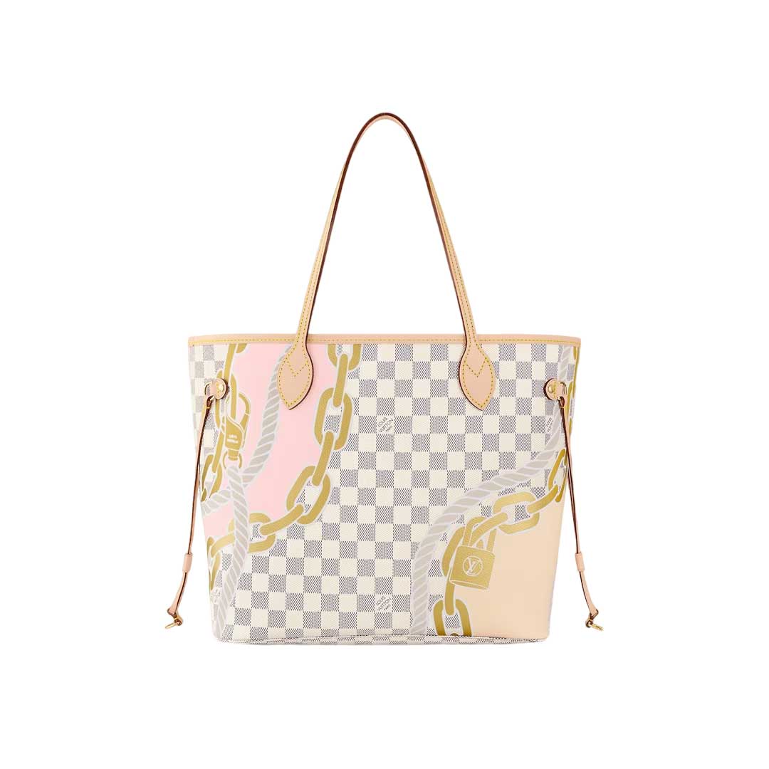 Louis Vuitton Neverfull MM Damier Azur Tote Bag – LB153