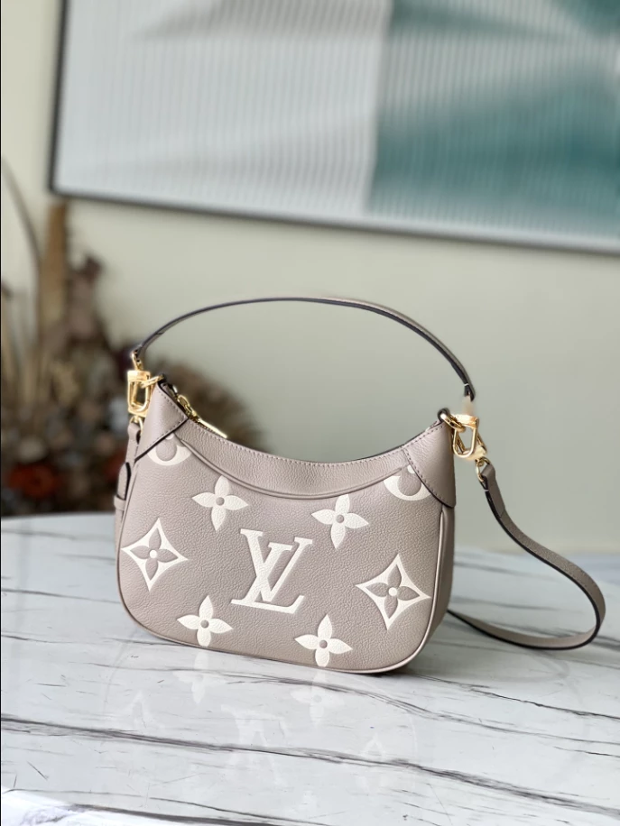 Bagatelle Bicolor Monogram Empreinte Leather – LB310