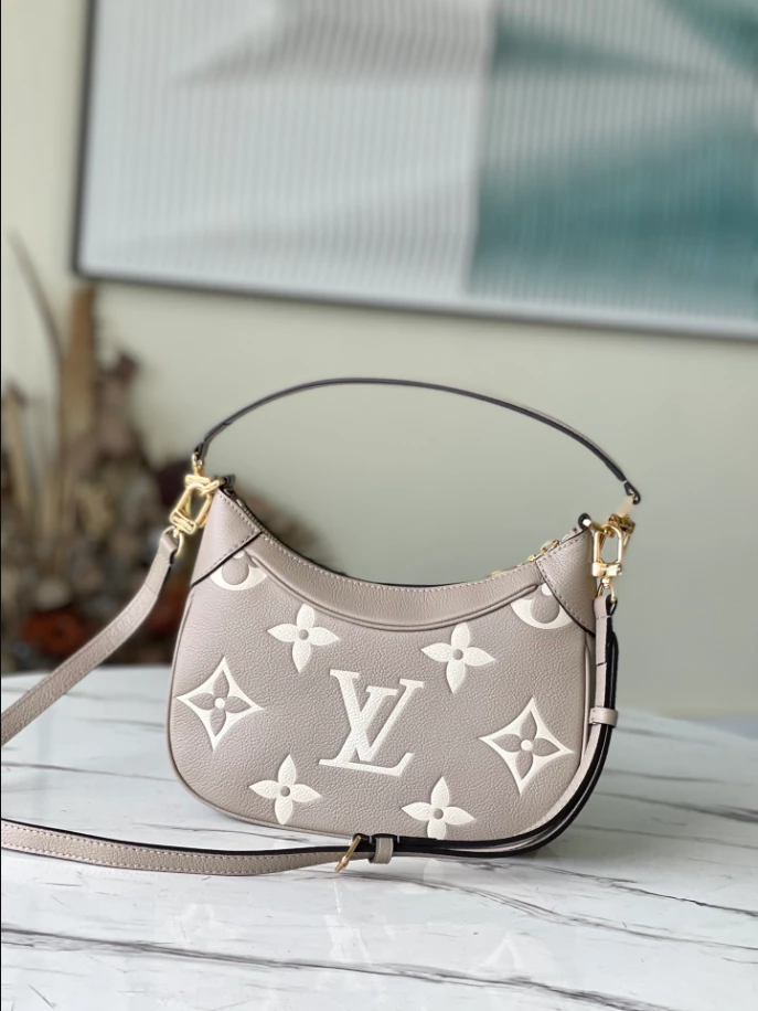 Bagatelle Bicolor Monogram Empreinte Leather – LB310
