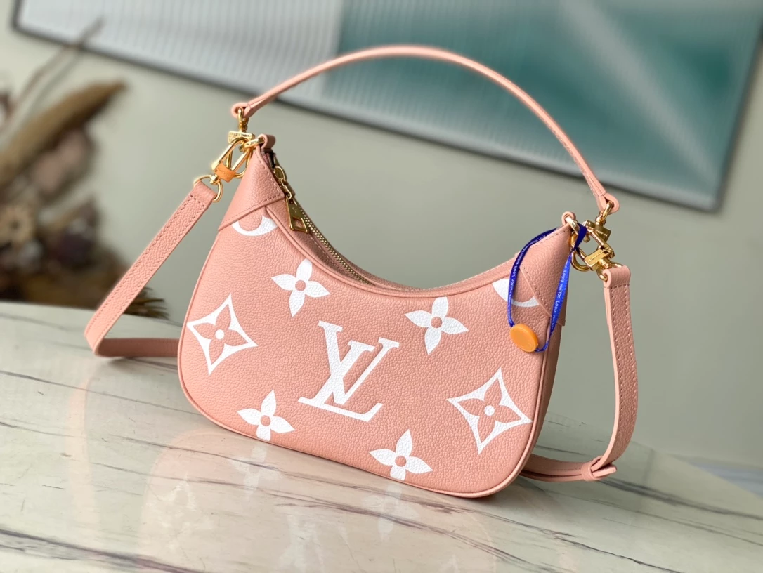 Bagatelle Bicolor Monogram Empreinte Leather – LB311