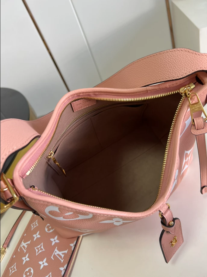 CarryAll PM Bicolor Monogram Empreinte Leather Bag – LB302