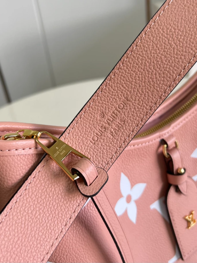CarryAll PM Bicolor Monogram Empreinte Leather Bag – LB302