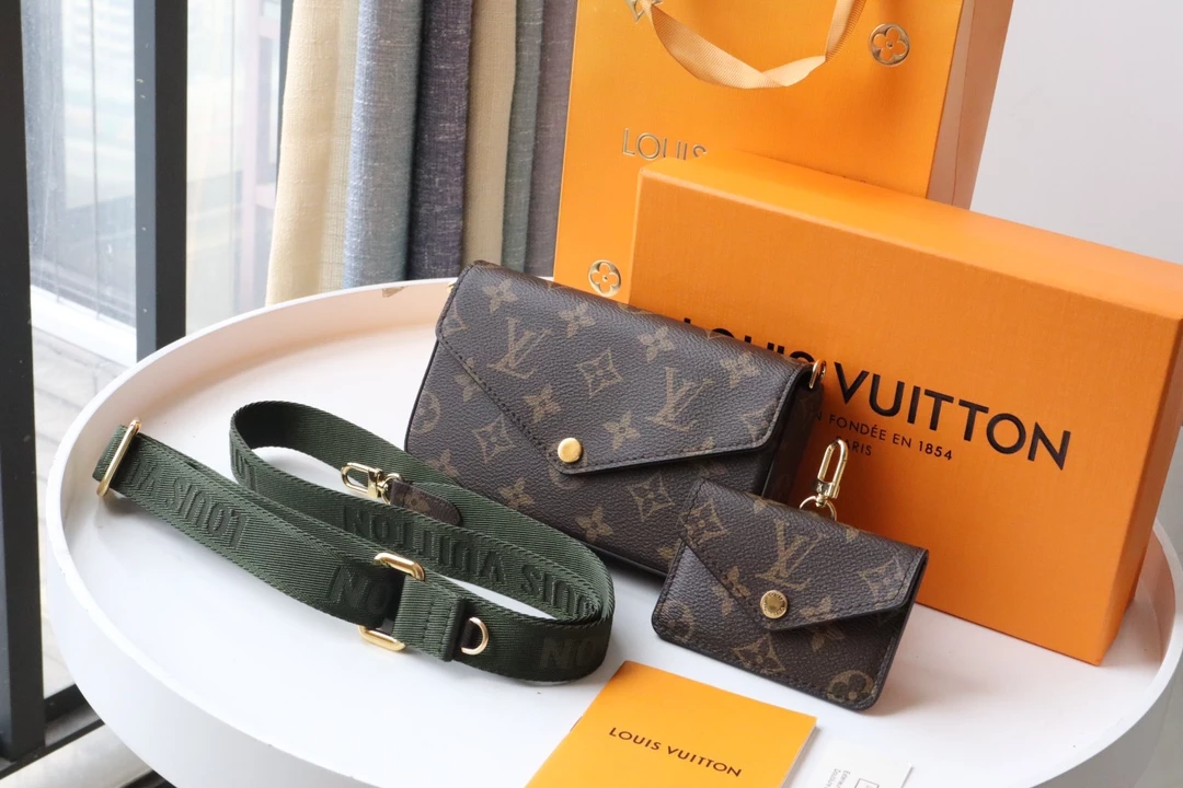 Félicie Strap & Go Monogram Canvas Bags – LB235