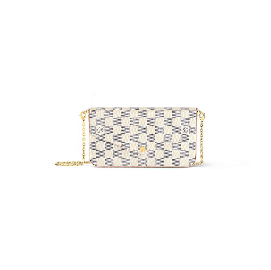Pochette Félicie in Damier Azur Canvas – LB251