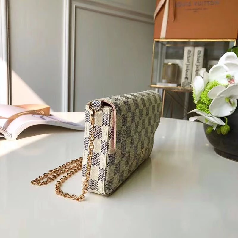 Pochette Félicie in Damier Azur Canvas – LB251