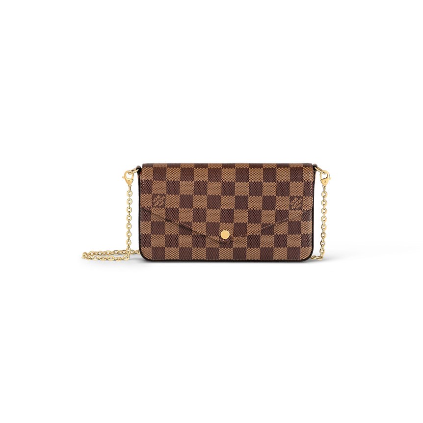Pochette Félicie Damier Ebene Canvas – LB252