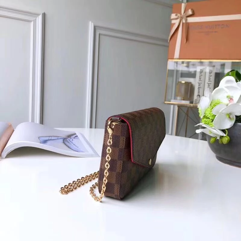 Pochette Félicie Damier Ebene Canvas – LB252