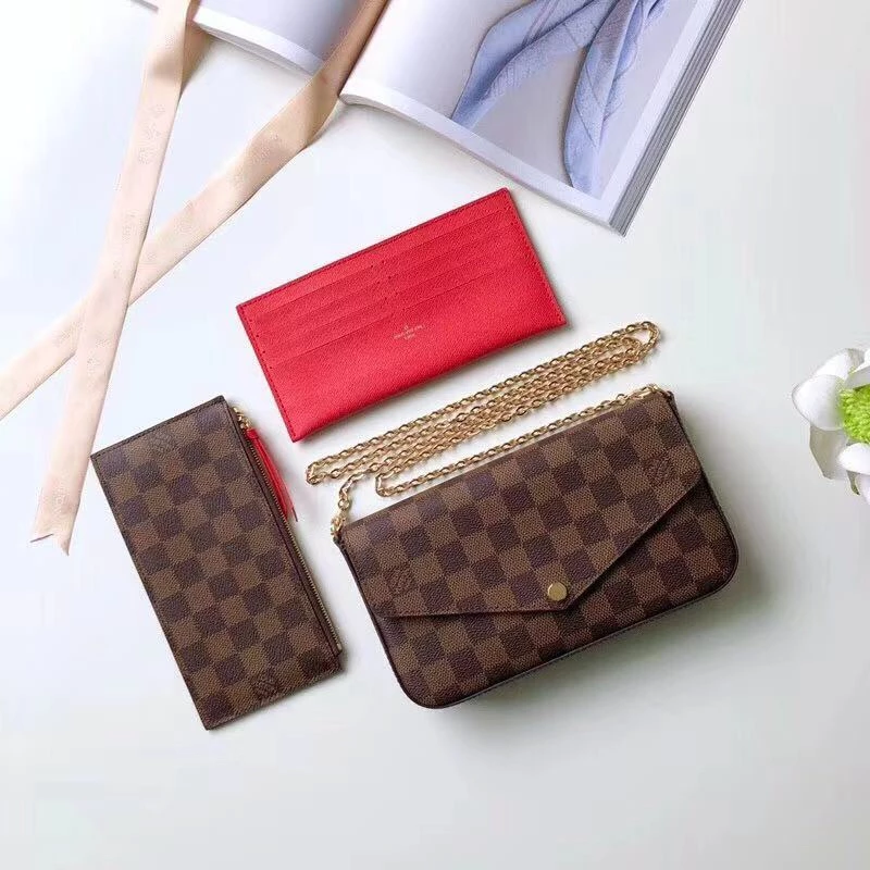 Pochette Félicie Damier Ebene Canvas – LB252