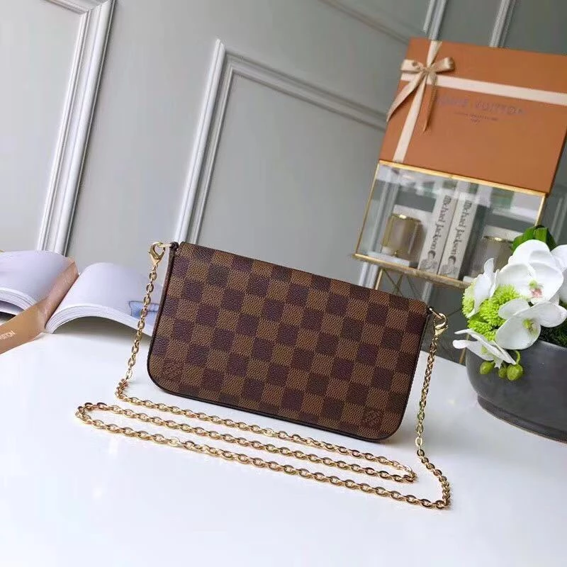 Pochette Félicie Damier Ebene Canvas – LB252