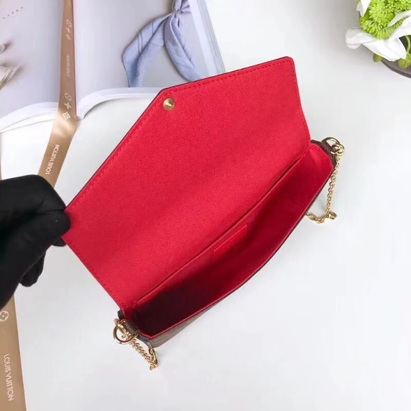Pochette Félicie Damier Ebene Canvas – LB252