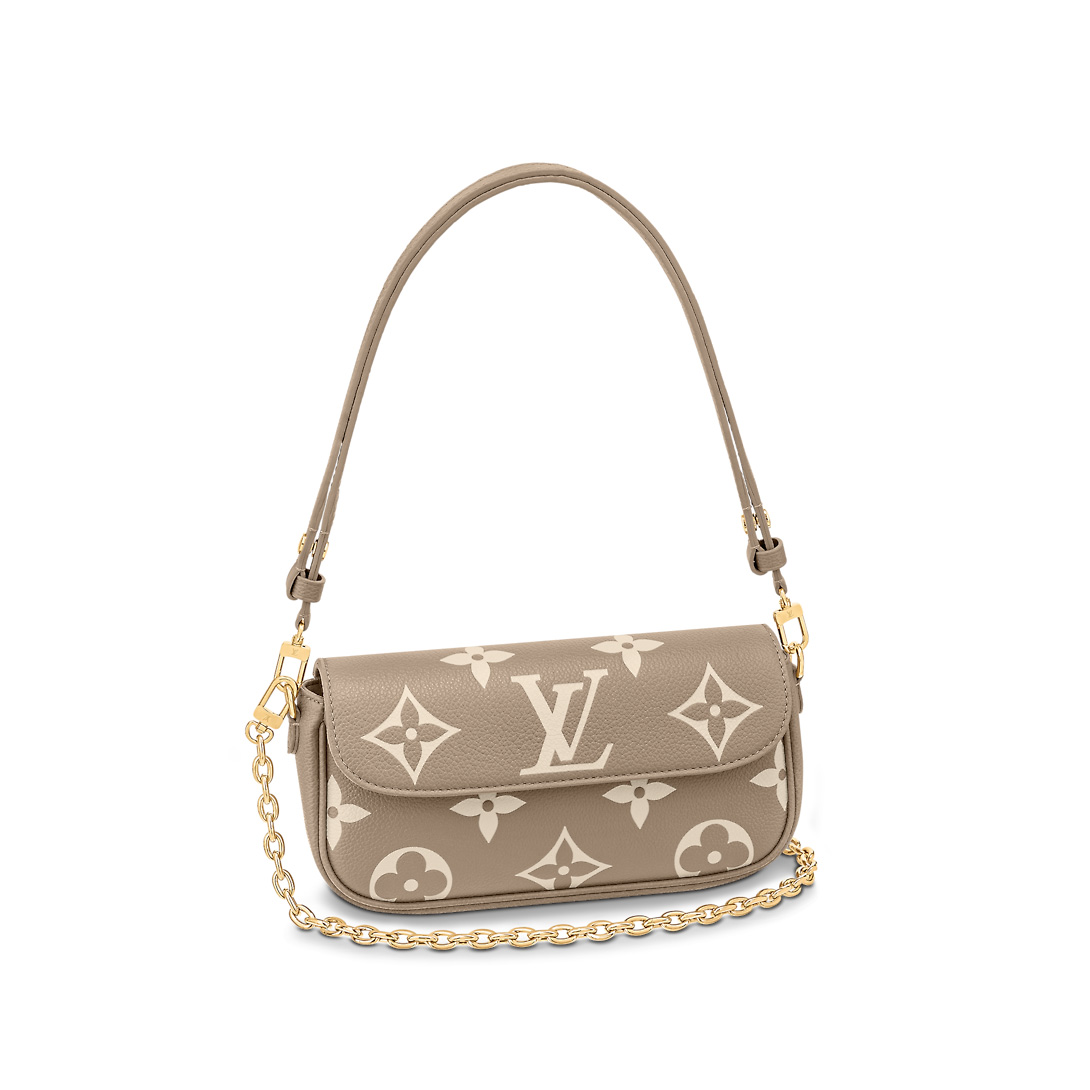 Wallet On Chain Ivy Bicolour Monogram Empreinte Leather – LB242