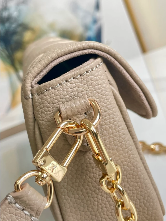Wallet On Chain Ivy Bicolour Monogram Empreinte Leather – LB242