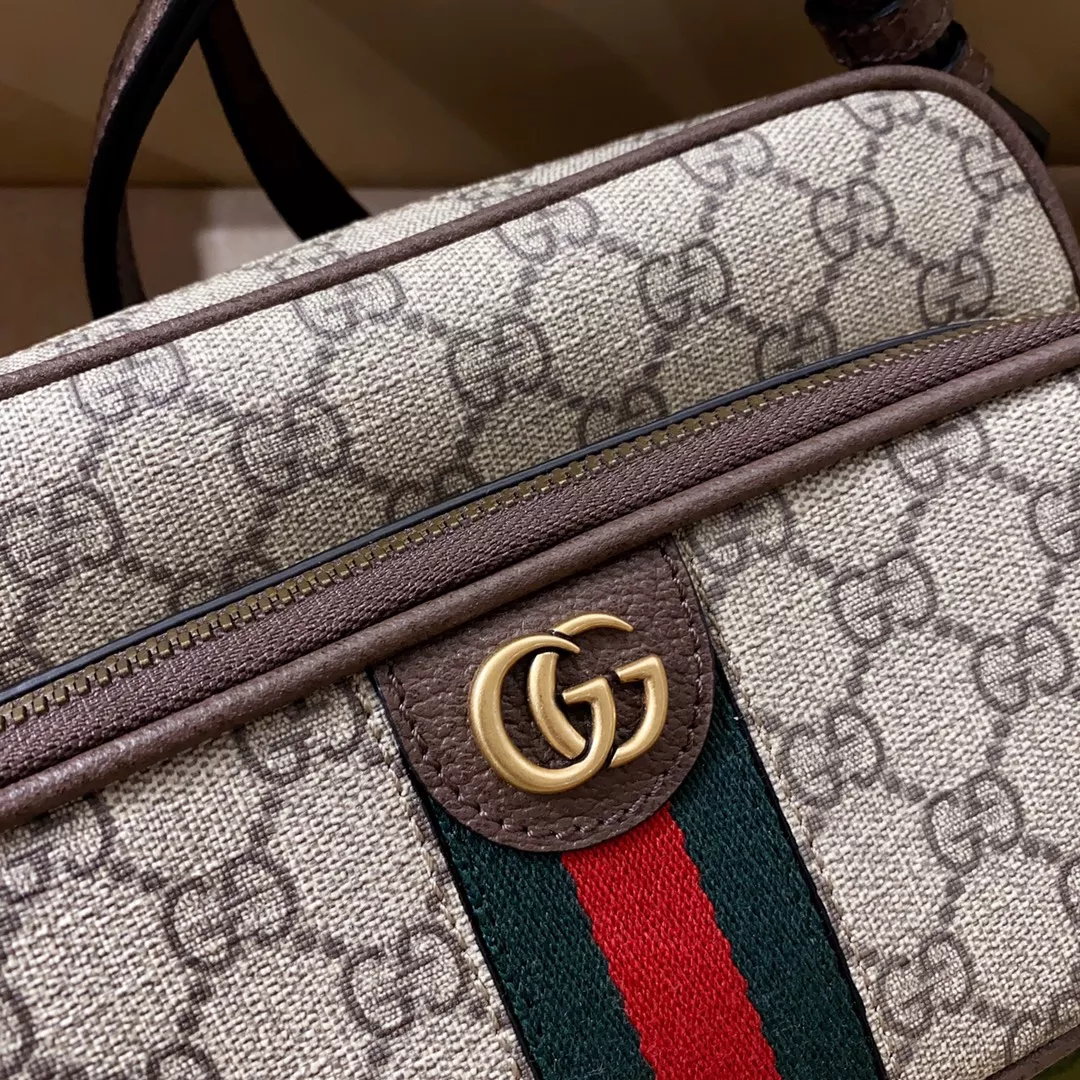 G*u*i man brown shoulder bag