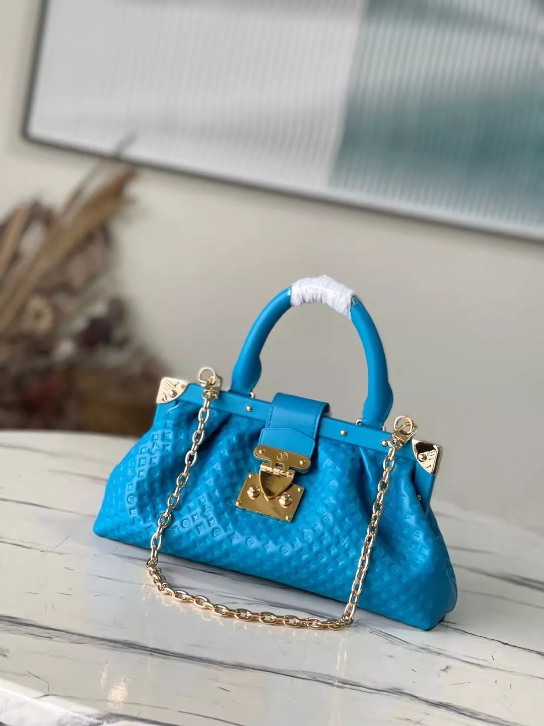 Louis Vuitton Monogram Clutch ‘Blue’