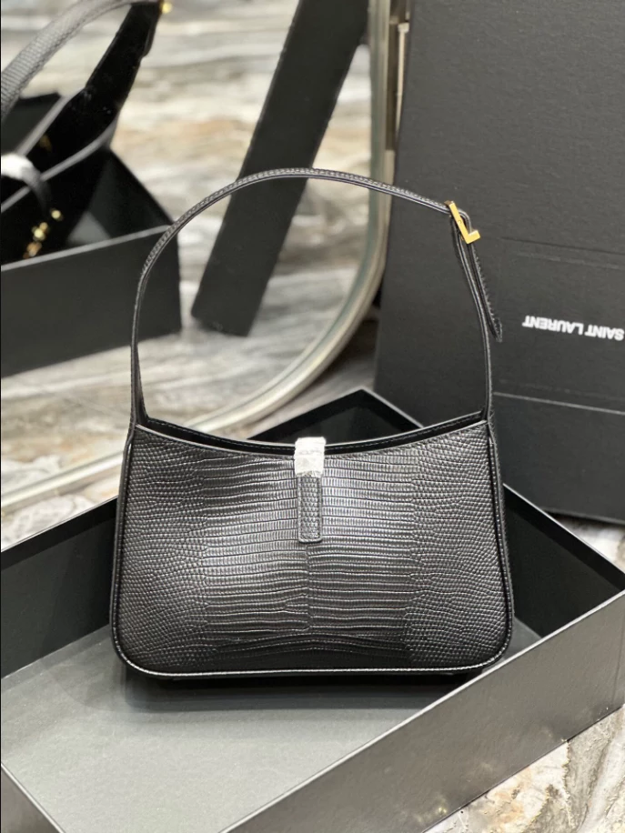 LE 5 à 7 in Lizard Skin Hobo Bag - YB025