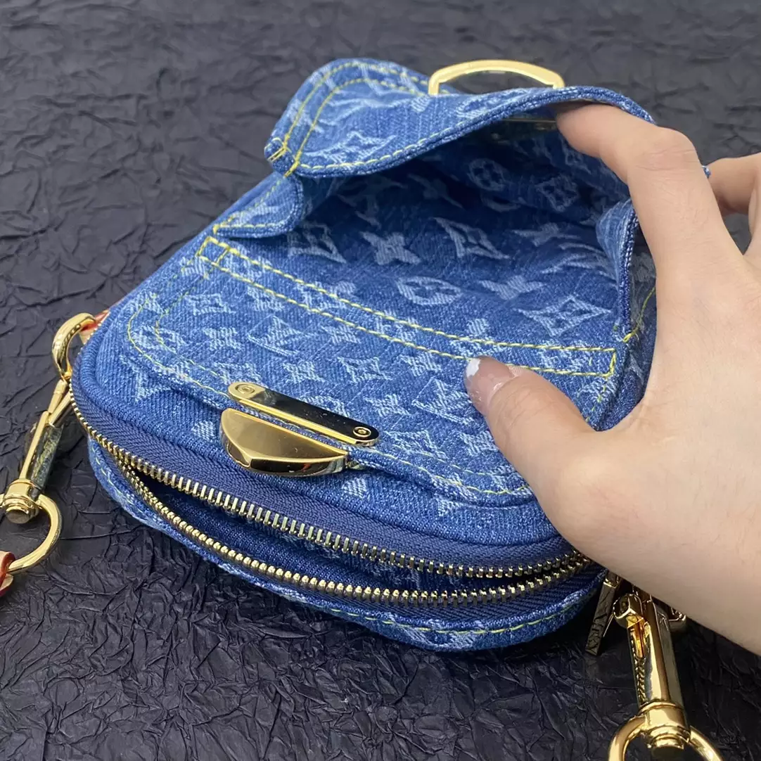LV Fairfax Pochette Monogram Denim