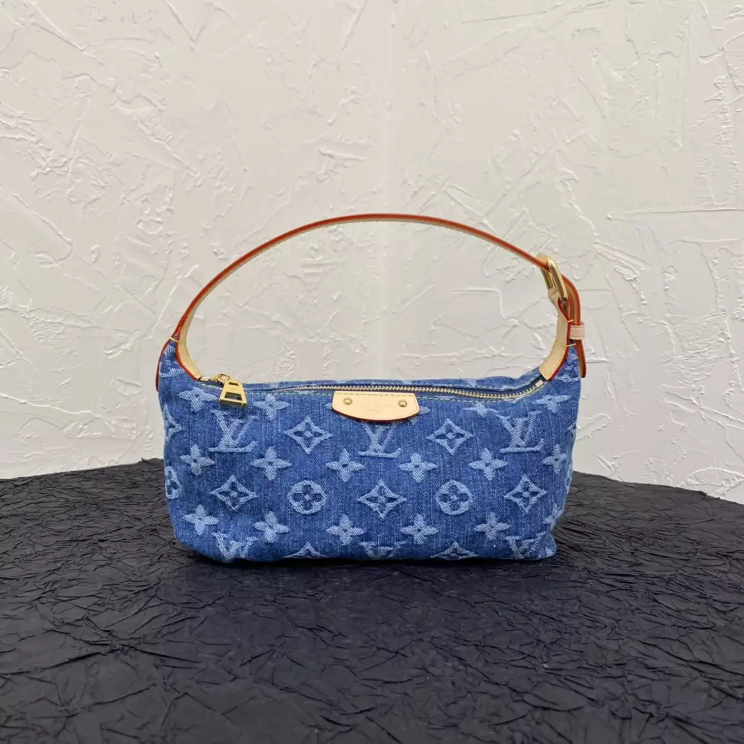 LV Remix Hills Pochette Monogram Denim