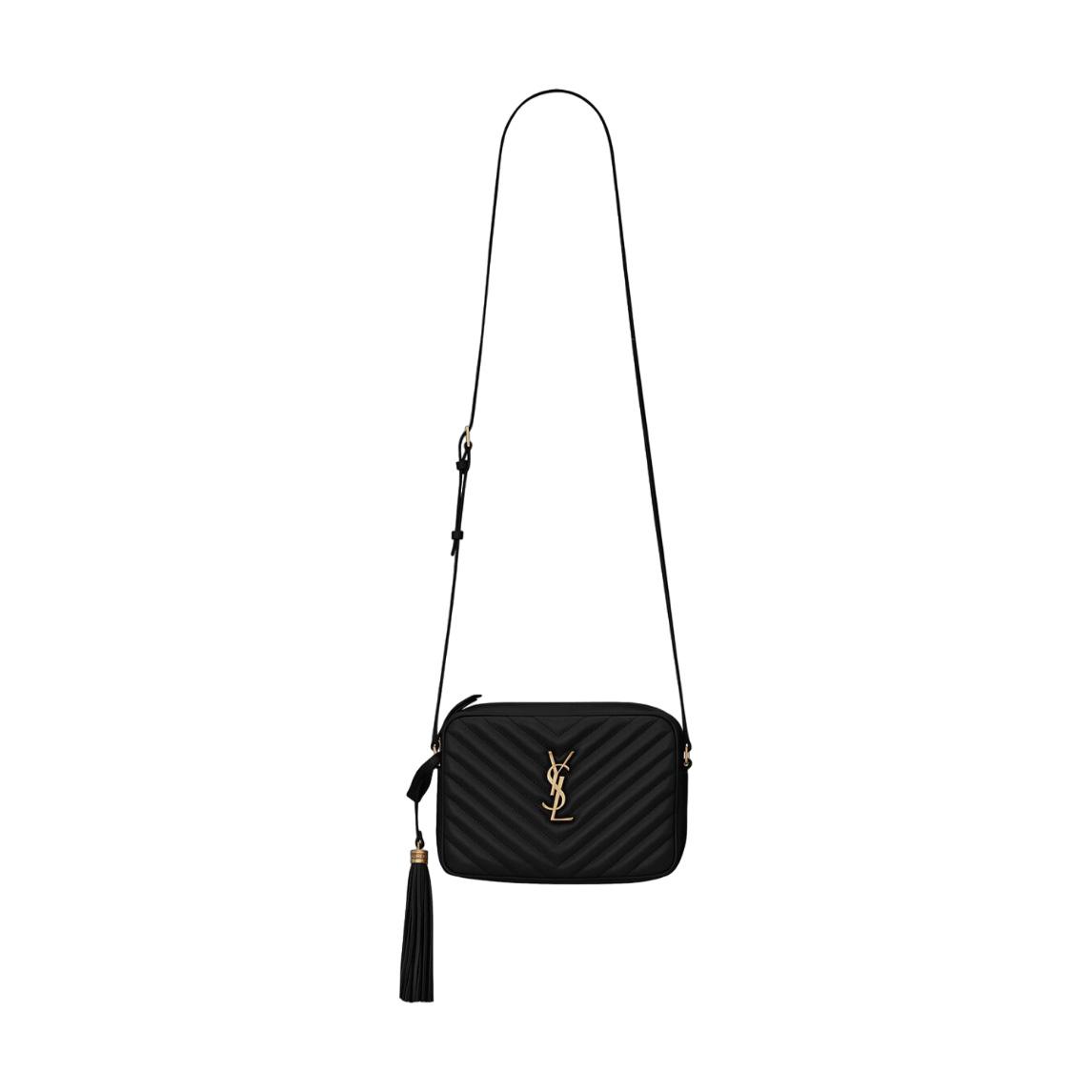 Lou in Quilted Leather Camera Bag - YB001