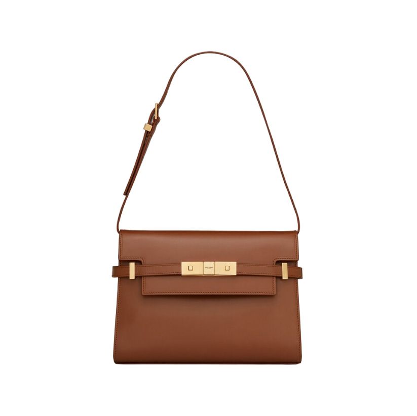 Manhattan Small Shoulder Bag in Box Saint Laurent - YB058