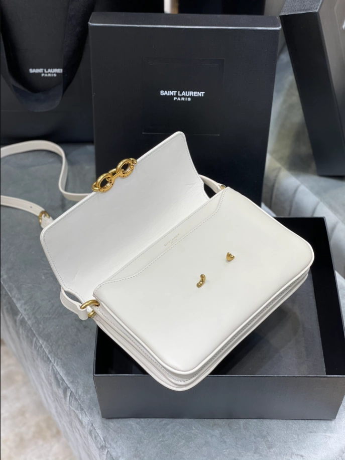 Saint Laurent June Box Bag in Quilted Lambskin - YB045