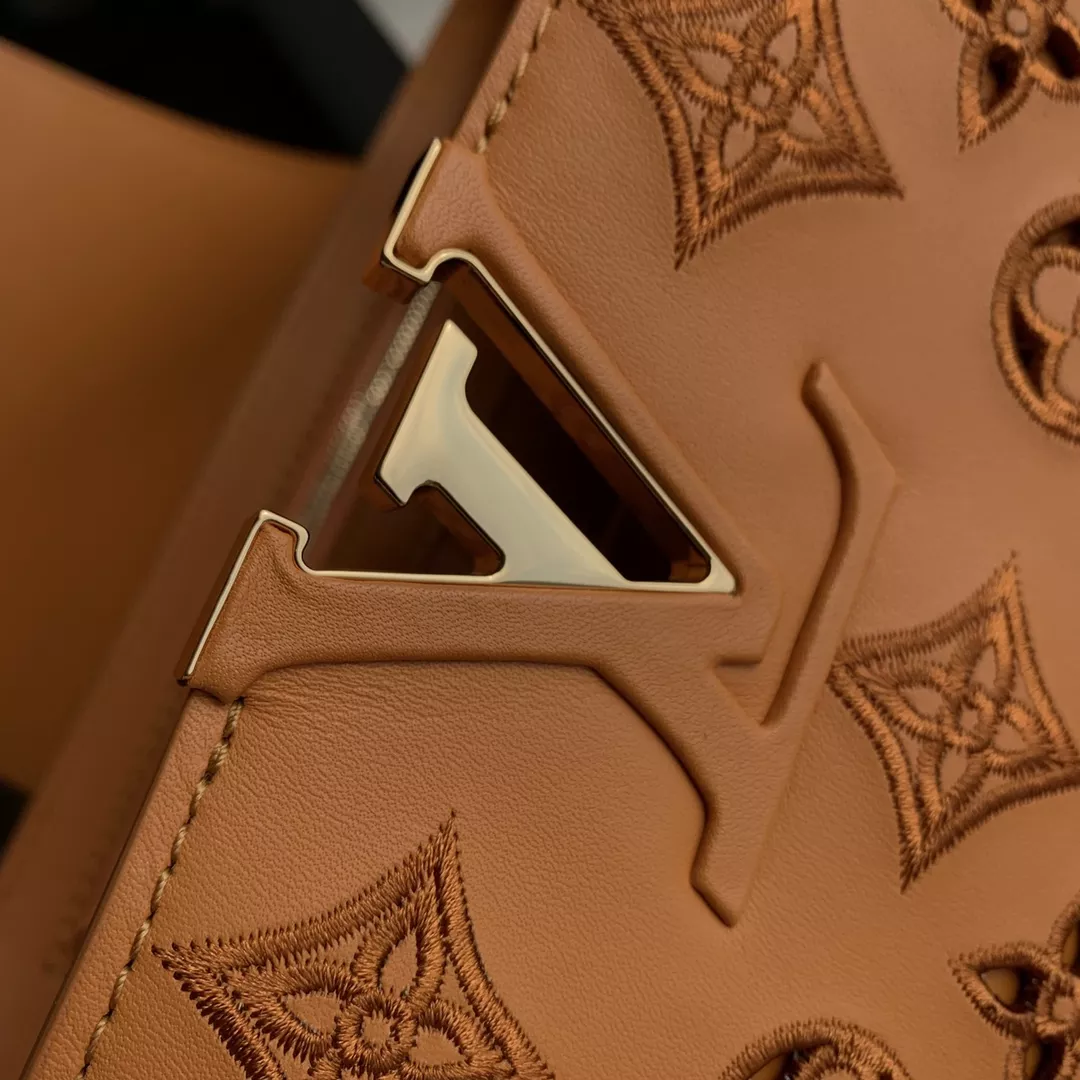 LV Broderie Anglaise Capucines Mini Saffron Yellow