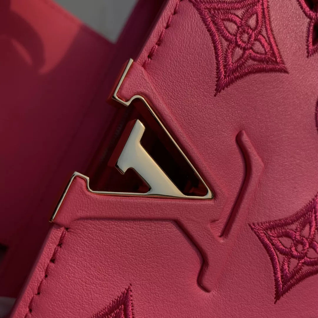 LV Broderie Anglaise Capucines BB Pink