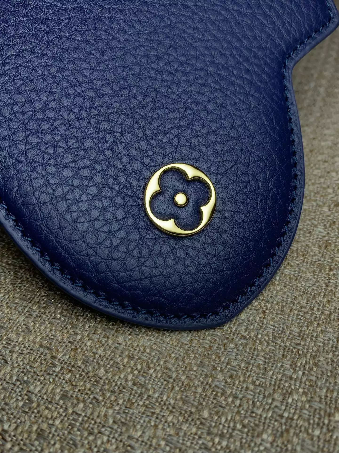 Capucines MM Blossom Chain Handbag French Blue